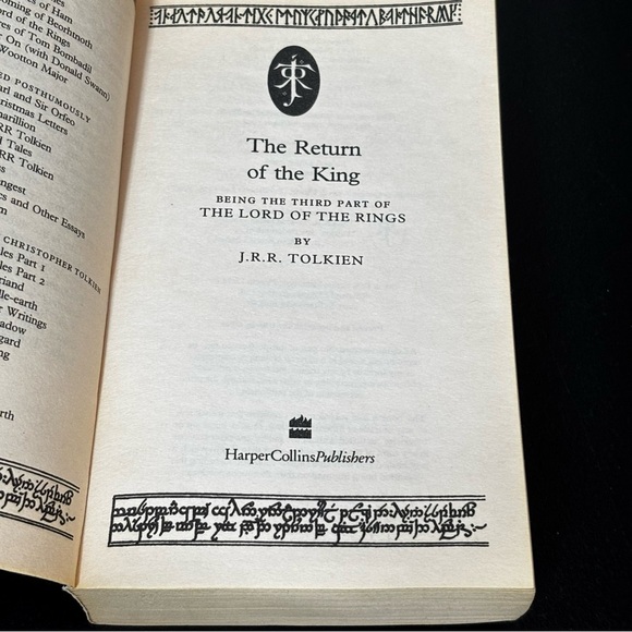 5/$25 The Lord of the Rings Book Set Part 1 Part 3 Paperbacks JRR TOLKIEN - Picture 7 of 10